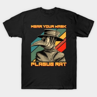 Wear Your Mask Plague Rat T-Shirt